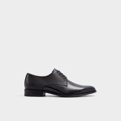 Halbart Black Leather Embossed Men's Oxfords & Lace-ups - Oxford shoe | Aldo sale