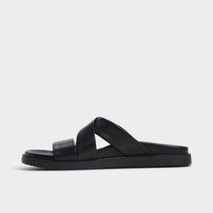 Kairo Black Men's Sandals & Slides - Slide sandal | Aldo outlet