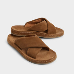 Steele Light Brown Men's Sandals & Slides - Slide sandal | Aldo on sale