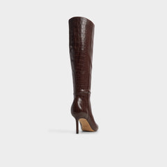 Saphiria Dark Brown Women's Tall Boots - Knee-high boot, Stiletto heel | Aldo on sale