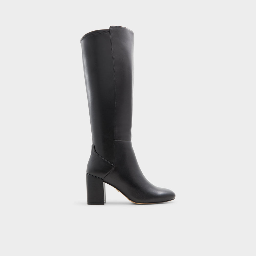 Satori-wc Black/Black Women's Tall Boots - Knee-high boot, Block heel | Aldo for sale