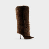 Lennore in Dark Brown 14163383 - Knee-high boot, Stiletto heel | Aldo on sale