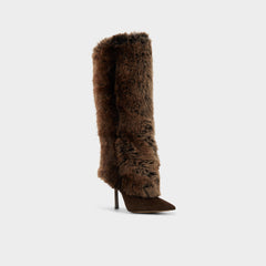 Lennore in Dark Brown 14163383 - Knee-high boot, Stiletto heel | Aldo on sale