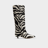 Gabelia in White Black - Knee-high boot, Kitten heel | Aldo online