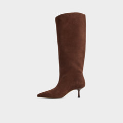 Selora in Wc Dark Brown - Knee-high boot, Stiletto heel | Aldo discount