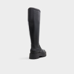 Carelden Black Women's Tall Boots - Knee-high boot, Lug sole | Aldo outlet