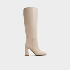 Helana in Cream - Knee-high boot, Block heel | Aldo for sale