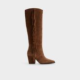 Kaelya in Dark Brown - Knee-high boot, Block heel | Aldo on sale
