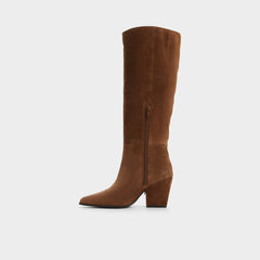 Kaelya in Dark Brown - Knee-high boot, Block heel | Aldo on sale