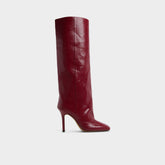 Aleena in Dark Red - Knee-high boot, Stiletto heel | Aldo for sale