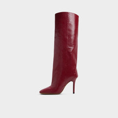Aleena in Dark Red - Knee-high boot, Stiletto heel | Aldo for sale