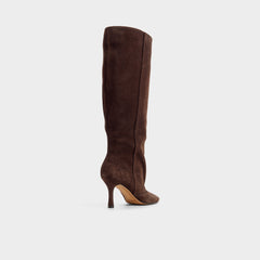 Frankey in Dark Brown - Knee-high boot, Stiletto heel | Aldo outlet