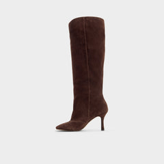Frankey in Dark Brown - Knee-high boot, Stiletto heel | Aldo outlet