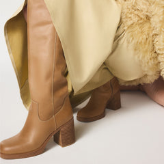 Juny in Light Brown - Knee-high boot, Platform | Aldo discount