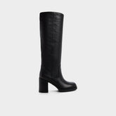 Juny in Black - Knee-high boot, Platform | Aldo outlet
