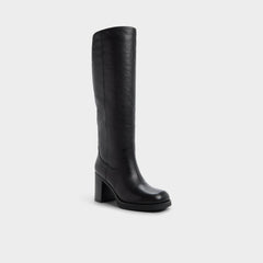 Juny in Black - Knee-high boot, Platform | Aldo outlet
