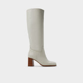 Elyze in White Bone - Knee-high boot, Block heel | Aldo online