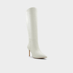 Laroche White/Bone Women's Tall Boots - Knee-high boot, Stiletto heel | Aldo for sale