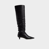 Muttsee Black Women's Tall Boots - Over-the-knee boot, Kitten heel | Aldo on sale