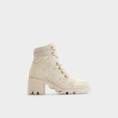 Mariettia in Other White - Lace-up boot, Lug sole | Aldo on sale