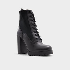 Rebellious Black Women's Combat boots - Combat ankle boot, Lug sole | Aldo for sale
