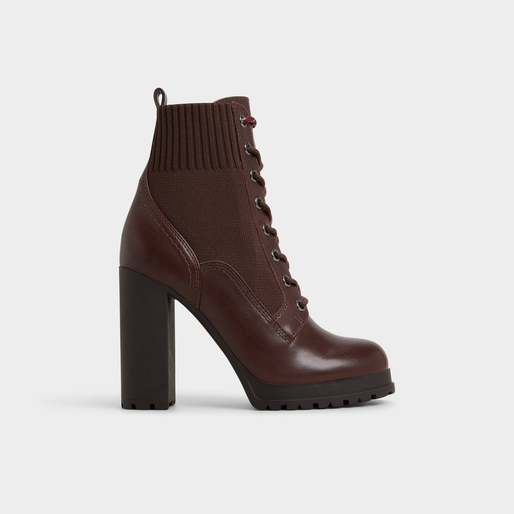 Rebellious in Other Brown - Combat ankle boot, Lug sole | Aldo on sale