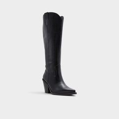 Nevada-wc Black Women's Western - Western knee-high boot, Black | Aldo for sale