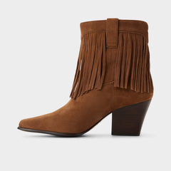Jollene in Dark Brown - Western boot, Block heel | Aldo on sale