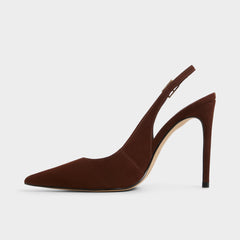 Stessysling in Dark Brown 14163419 - Slingback heel, Stiletto heel | Aldo sale