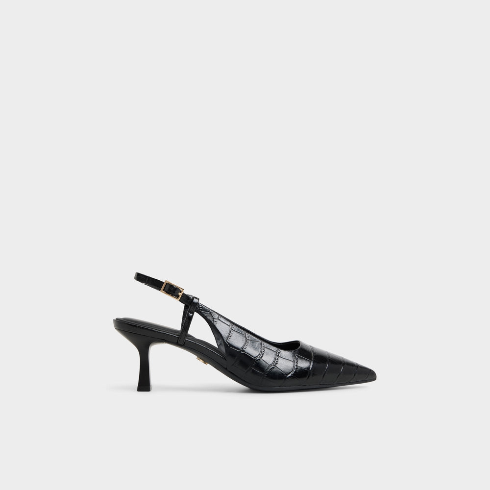 Adan in Black - Slingback heel, Kitten heel | Aldo outlet