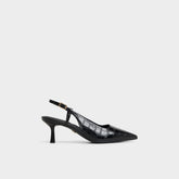 Adan in Black - Slingback heel, Kitten heel | Aldo outlet
