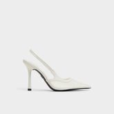 Evania White Women's Slingbacks - Slingback heel | Aldo outlet