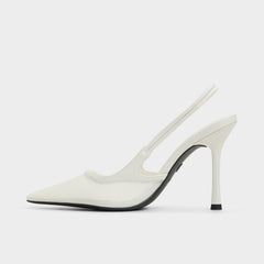 Evania White Women's Slingbacks - Slingback heel | Aldo outlet