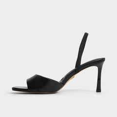 Andya Black Women's Strappy sandals - Slingback heeled sandal, Stiletto heel | Aldo online