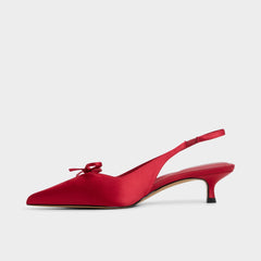 Azizza in Dark Red - Slingback heel, Kitten heel | Aldo sale