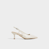 Adan in White Bone - Slingback heel, Kitten heel | Aldo on sale