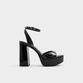 Valoria Black Women's Platform sandals - Strappy heeled sandal, Platform | Aldo on sale