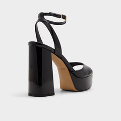 Valoria Black Women's Platform sandals - Strappy heeled sandal, Platform | Aldo on sale