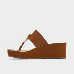 Penelopy Medium Brown Women's Platform sandals - Wedge sandal, Wedge heel | Aldo discount
