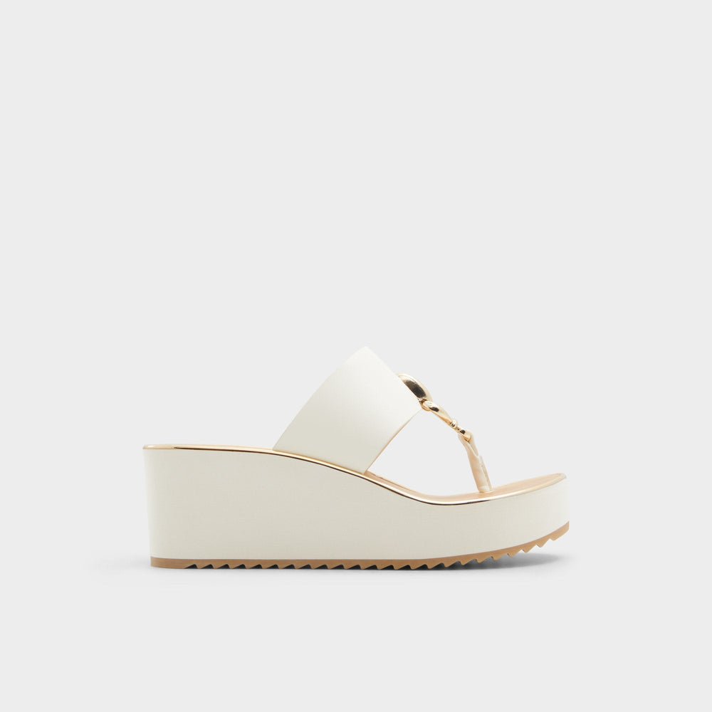 Penelopy White Women's Wedges - Wedge sandal, Wedge heel | Aldo outlet