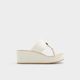 Penelopy White Women's Wedges - Wedge sandal, Wedge heel | Aldo outlet