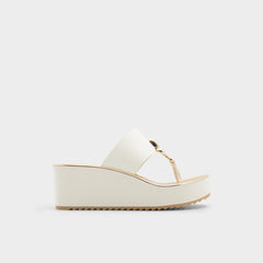 Penelopy White Women's Wedges - Wedge sandal, Wedge heel | Aldo outlet