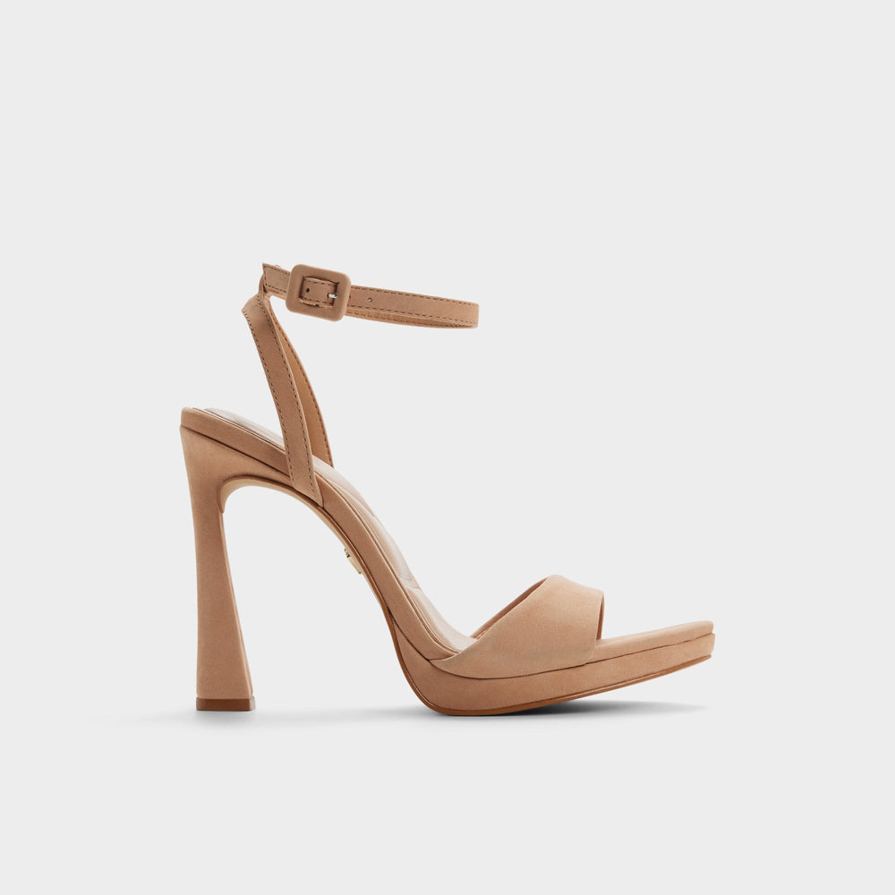 Ivette in Medium Beige - Strappy heeled sandal, Platform | Aldo discount