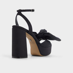 Luscious in Black 14154112 - Strappy heeled sandal, Platform | Aldo sale
