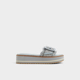 Wavynelly Other Blue Women's Flats - Slide sandal, Platform | Aldo sale