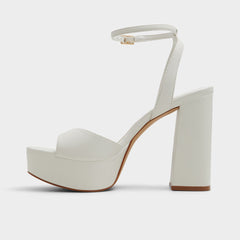 Valoria White Women's Platform sandals - Strappy heeled sandal | Aldo on sale
