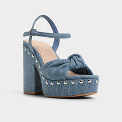 Ulialdan Blue Combo Women's Platform sandals - Strappy heeled sandal | Aldo online