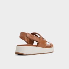 Onuvia Medium Brown Women's Footbed sandals - Footbed sandal, Flatform | Aldo discount