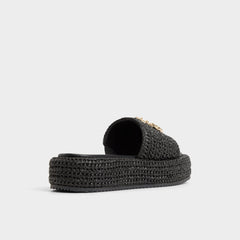 Justbeachy Black Women's Platform sandals - Flatform sandal | Aldo outlet