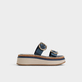 Kaeithien Dark Blue Women's Platform sandals - Slide sandal | Aldo sale